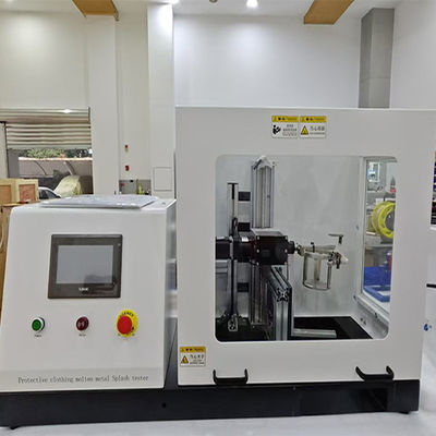 comprar ISO 9185 Pruebador de salpicaduras de metal fundido para ropa de protección para materiales textiles Fabricación en línea