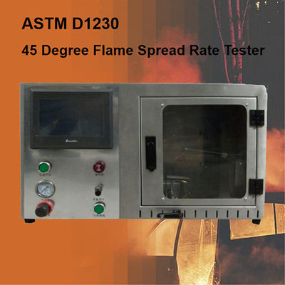 kaufen ASTM D1230 Prüfgeräte zur Prüfung der Entflammbarkeit bei 45° für Textilien Online-Herstellung