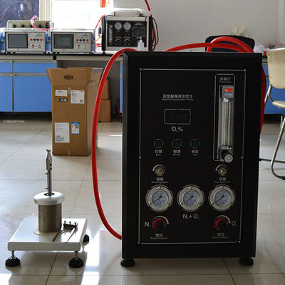 kaufen Hochgenaue LOI-Tester mit begrenztem Sauerstoffindex von PVC ISO 4589-2 Online-Herstellung